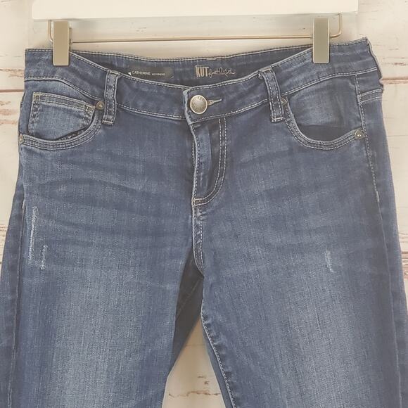 Kut from the Kloth Catherine Boyfriend Jeans 4 Distressed - Picture 3 of 8